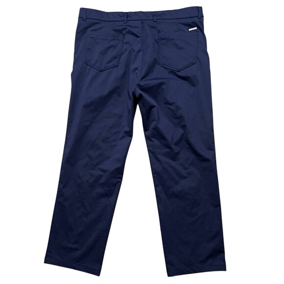 Twillory Pants Mens Size 38x30 Performance Stretch Golf Tailored Fit Blue - Picture 2 of 7